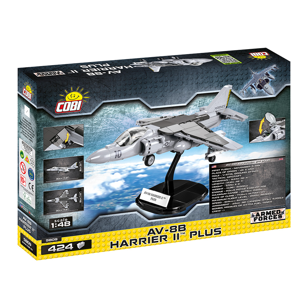 Cobi Armed Forces Bausatz Flugzeug AV-8B Harrier II Plus 424 Teile 5809 Bild 4