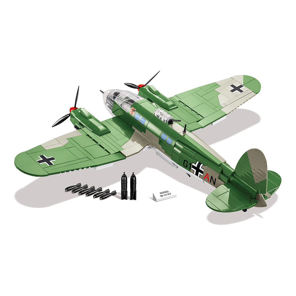 Cobi Historical Collection Bausatz Flugzeug Heinkel HE 111 P-2 675 Teile 5717 Bild 1