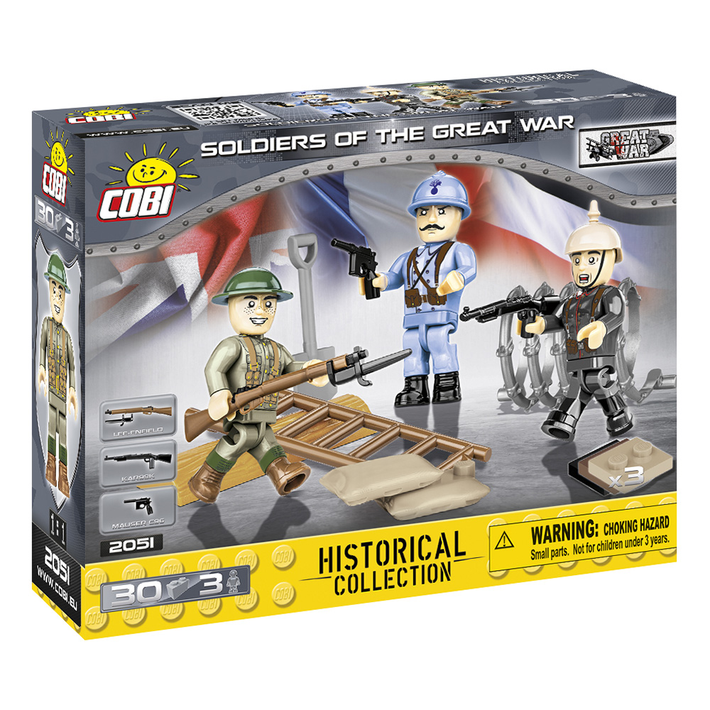 Cobi Historical Collection Soldaten des 1. Weltkrieges 30 Teile 2051 Bild 1