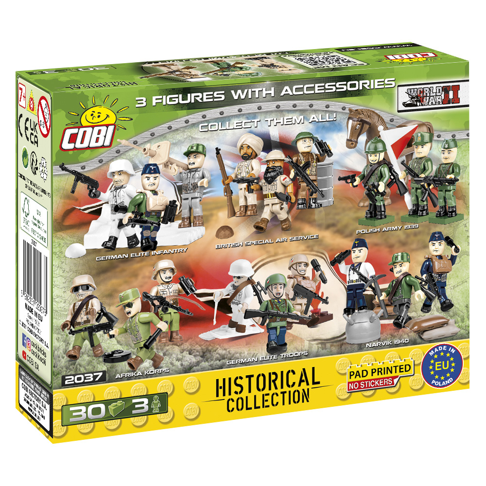 Cobi Historical Collection French Armed Forces Soldiers 30 Teile 2037 Bild 1