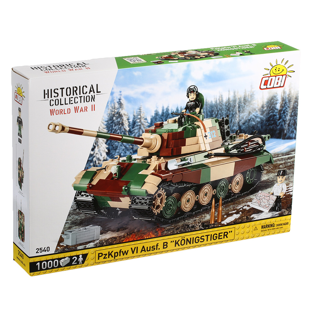 Cobi Historical Collection Bausatz Panzer PzKpfw VI  Knigstiger Ausf. B 1000 Teile 2540 Bild 1