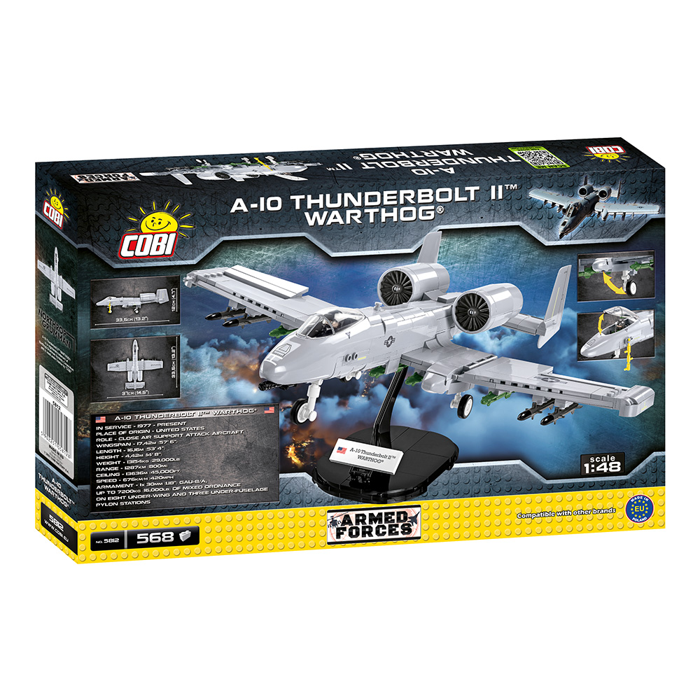 Cobi 5812 A-10 Thunderbolt II™ Warthog® Bausatz 568 Teile sofort lieferbar!!! 