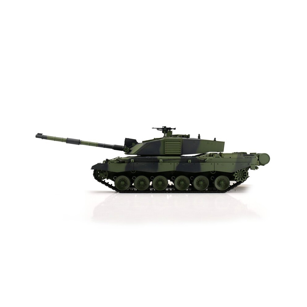 Heng-Long RC Panzer Challenger 2, camo 1:16 schussfhig, Infrarot-Gefechtssystem, Rauch & Sound, Metallgetriebe, Metallkette Bild 1