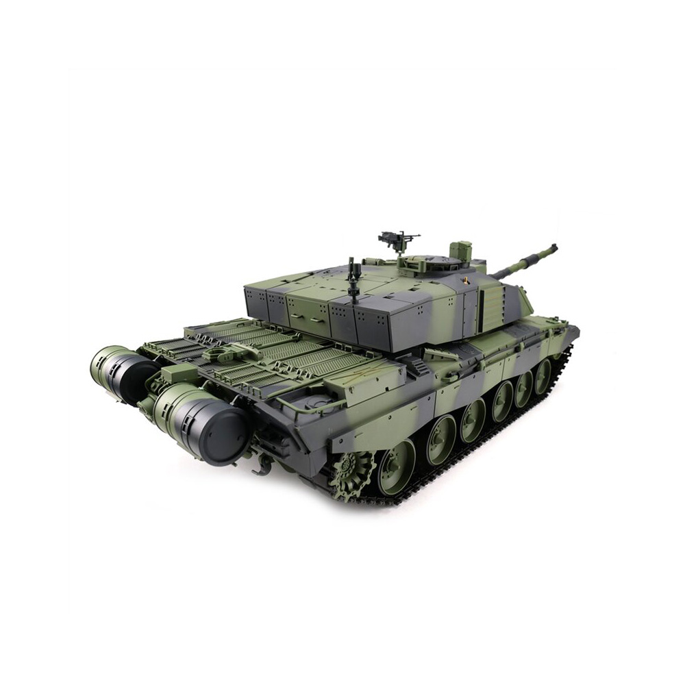 Heng-Long RC Panzer Challenger 2, camo 1:16 schussfähig, Infrarot-Gefechtssystem, Rauch & Sound, Metallgetriebe, Metallkette Bild 2
