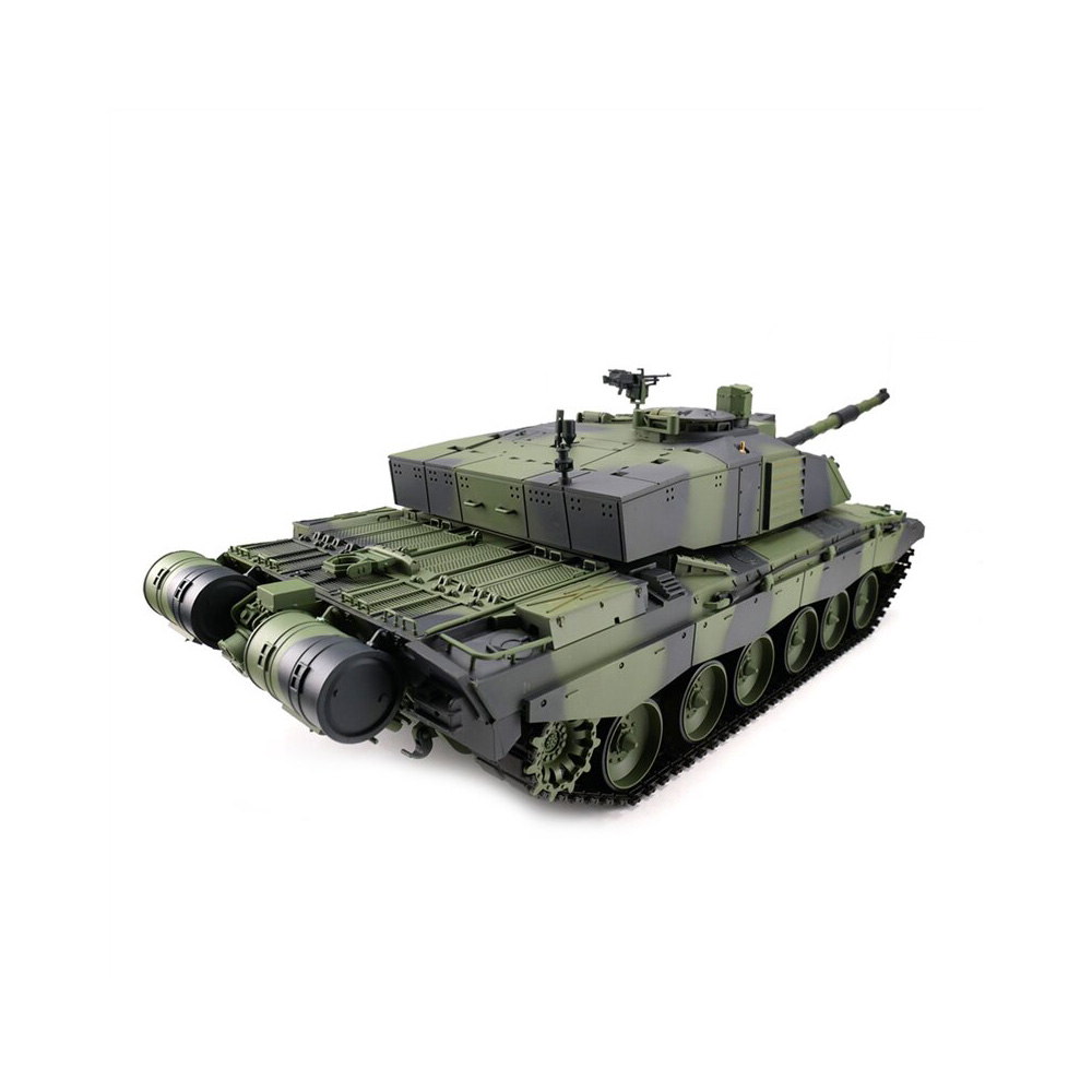 Heng-Long RC Panzer Challenger 2, camo 1:16 schussfhig, Infrarot-Gefechtssystem, Rauch & Sound, Metallgetriebe, Metallkette Bild 2