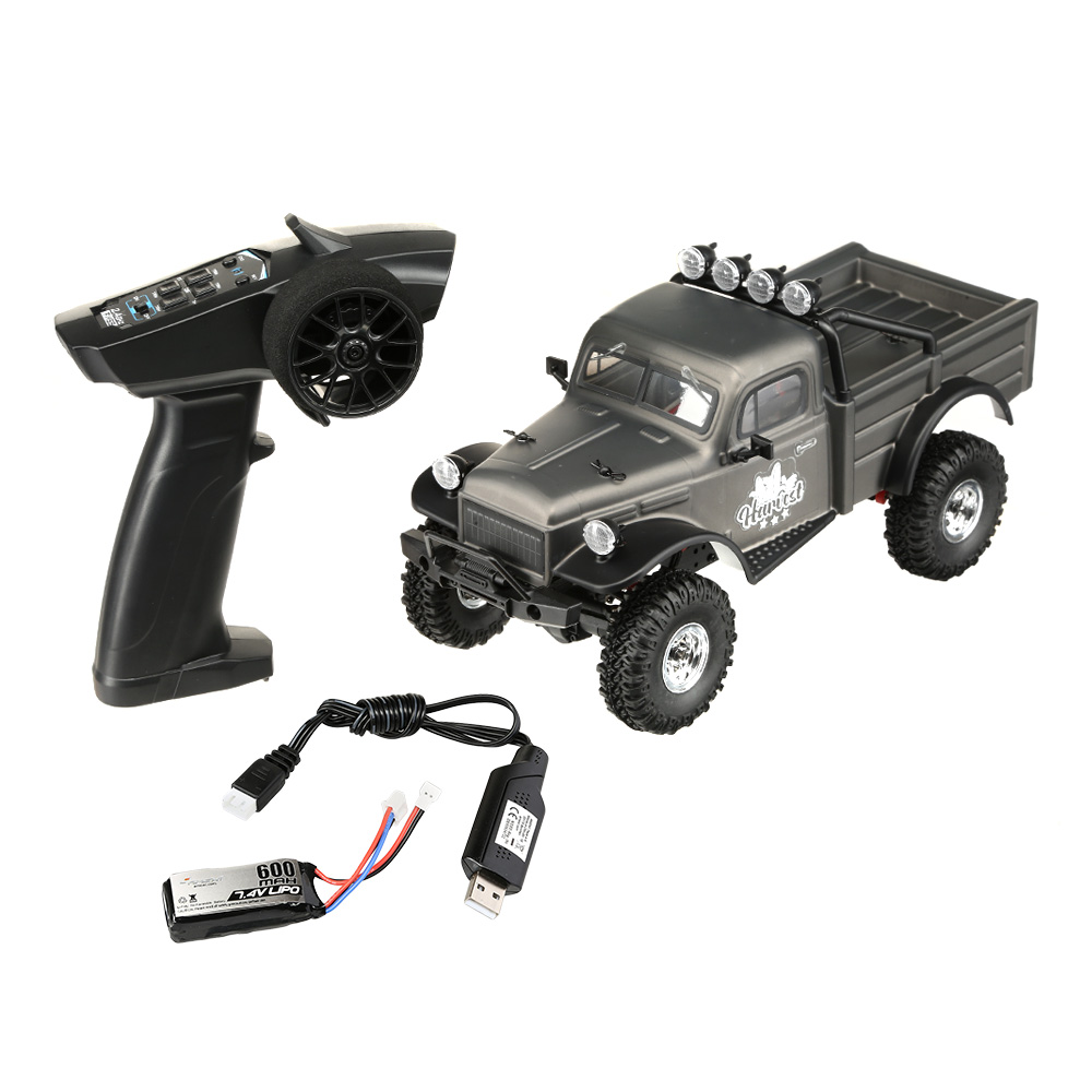 Amewi AMXROCK AM18 Harvest Scale RC Crawler Gelndewagen 1:18 RTR grau