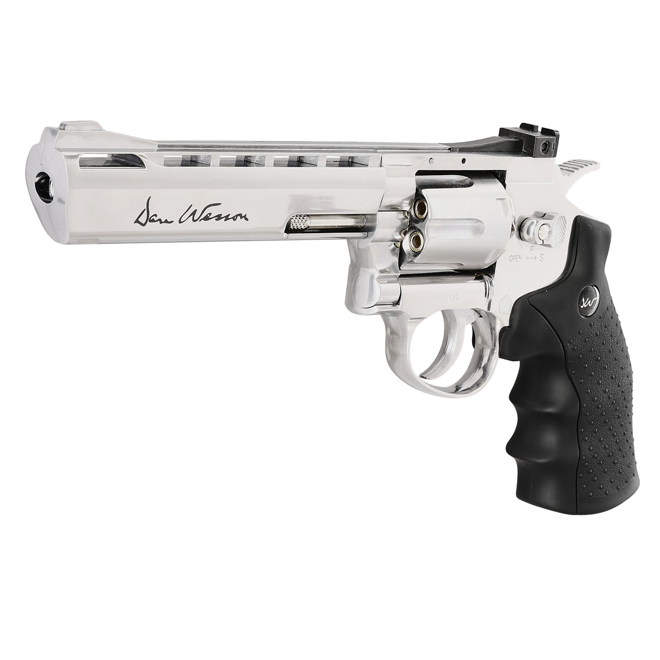 ASG Dan Wesson 6 Zoll 4,5mm Diabolo CO2 Revolver chrom gezogener Lauf Bild 2