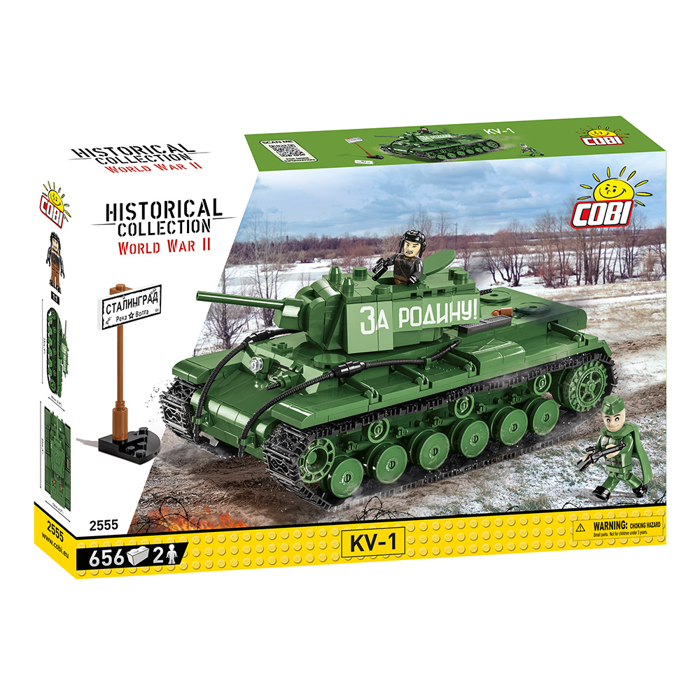 Cobi Historical Collection Bausatz Panzer KV-1 656 Teile 2555 Bild 2