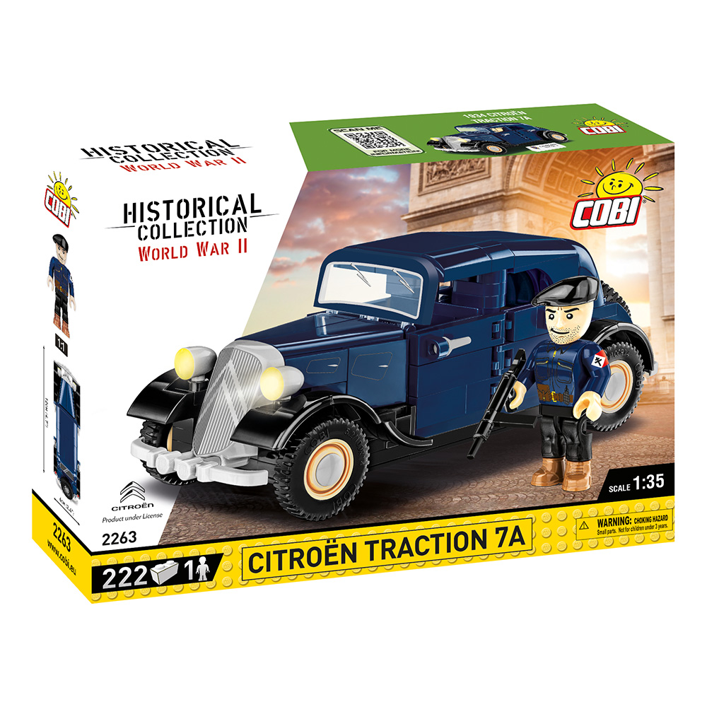 Cobi Historical Collection Bausatz 1934 Citroen Traction 7A 222 Teile 2263 Bild 1