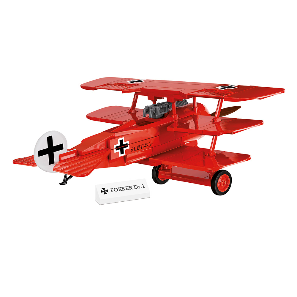Cobi Historical Collection Bausatz Flugzeug Fokker Dr.1 Red Baron 174 Teile 2986 Bild 1