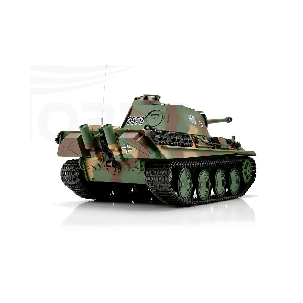 Heng-Long RC Panzer Panther Ausf. G, flecktarn 1:16 schussfhig, Infrarot-Gefechtssystem, Rauch & Sound, RTR Bild 1