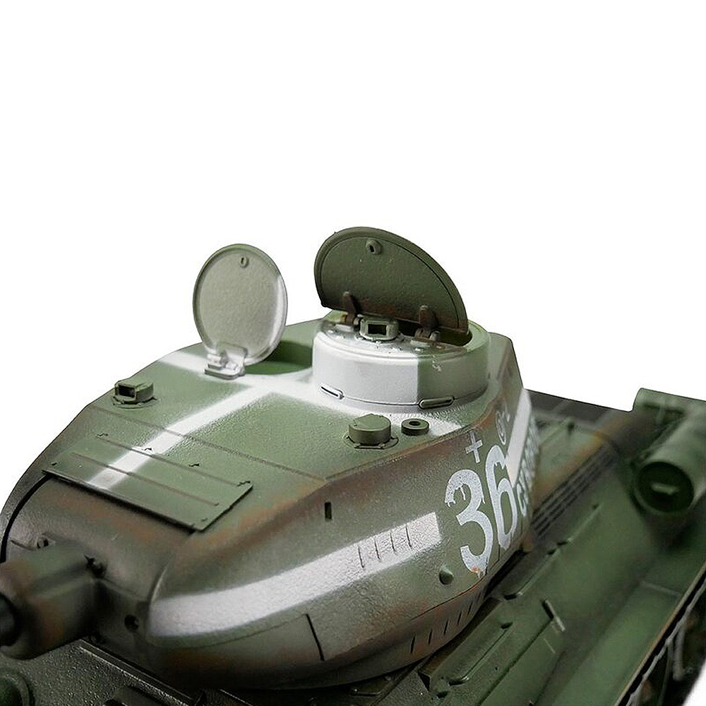 Torro RC Panzer T34/85 grn Profi-Edition 1:16 schussfhig, Rauch & Sound, Metallgetriebe und Metallketten, RTR Bild 4