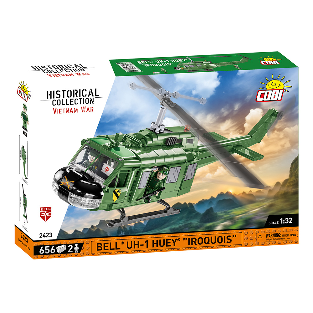 Cobi Historical Collection Bausatz Hubschrauber Bell UH-1 Huey Iroquois 656 Teile 2423 Bild 3