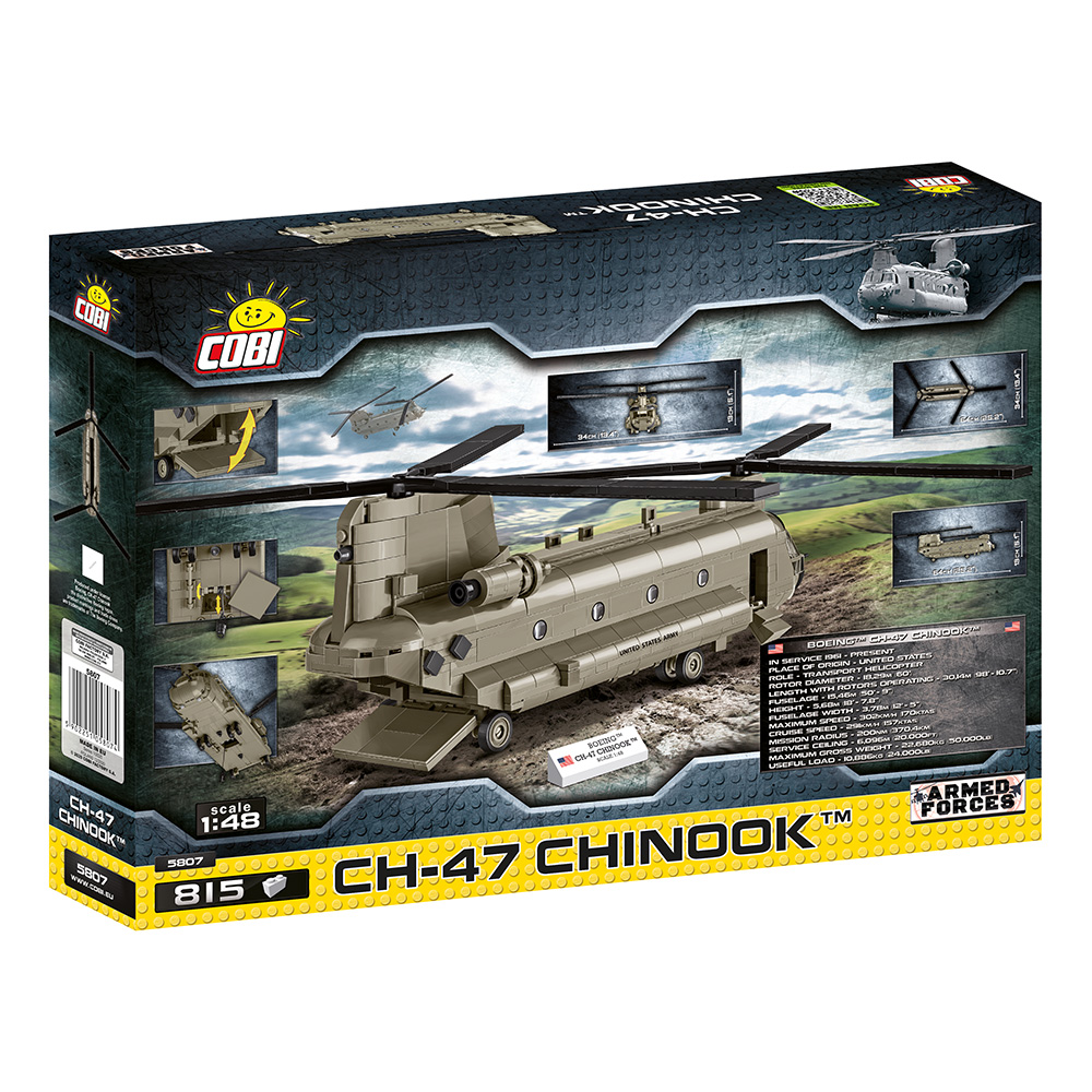 Cobi Armed Forces Bausatz Transporthubschrauber CH-47 Chinook 815 Teile 5807 Bild 3