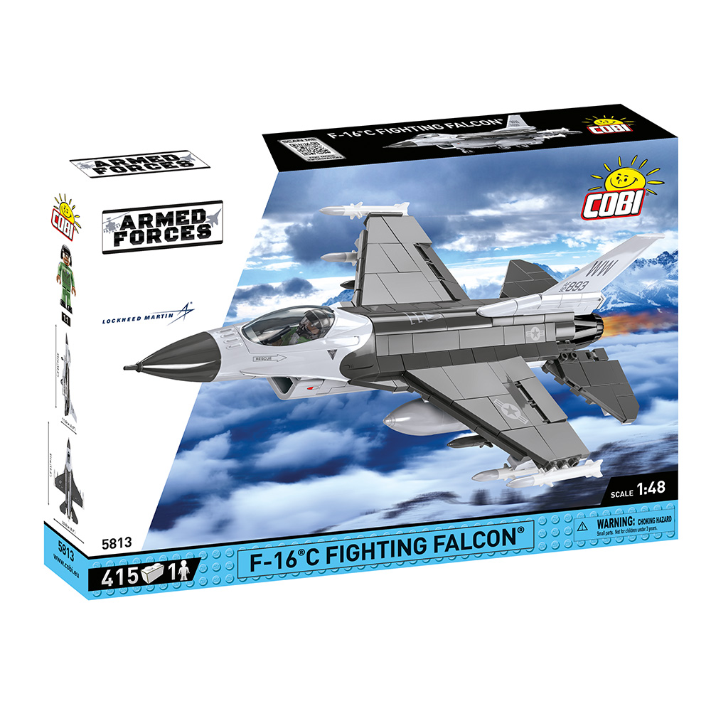 Cobi Armed Forces Bausatz Flugzeug F-16C Fighting Falcon 415 Teile 5813 Bild 3