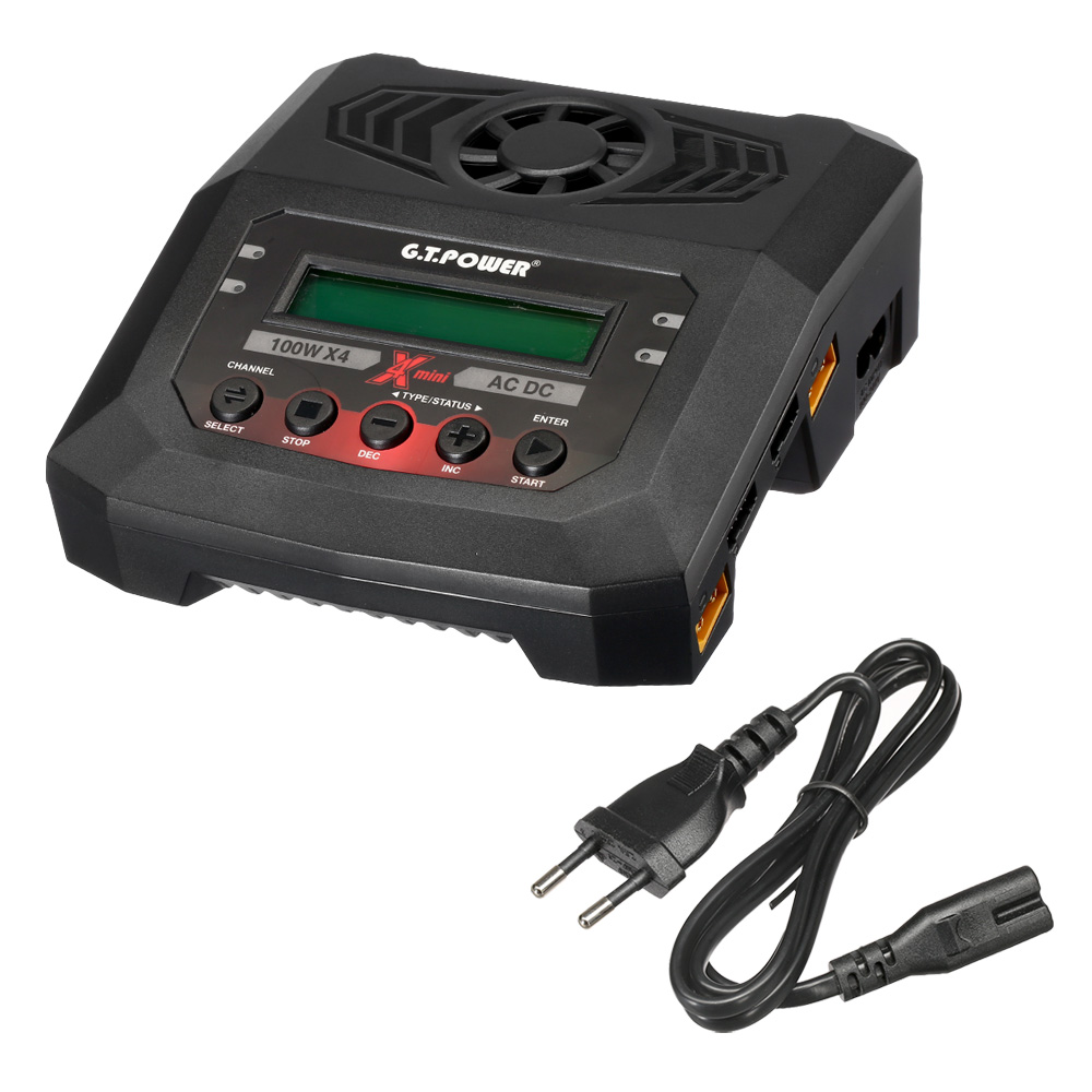 GTPower X4 Mini Quadro Ladegert LiPo / NiMH / Pb 10A 400W 12 / 230V GT169