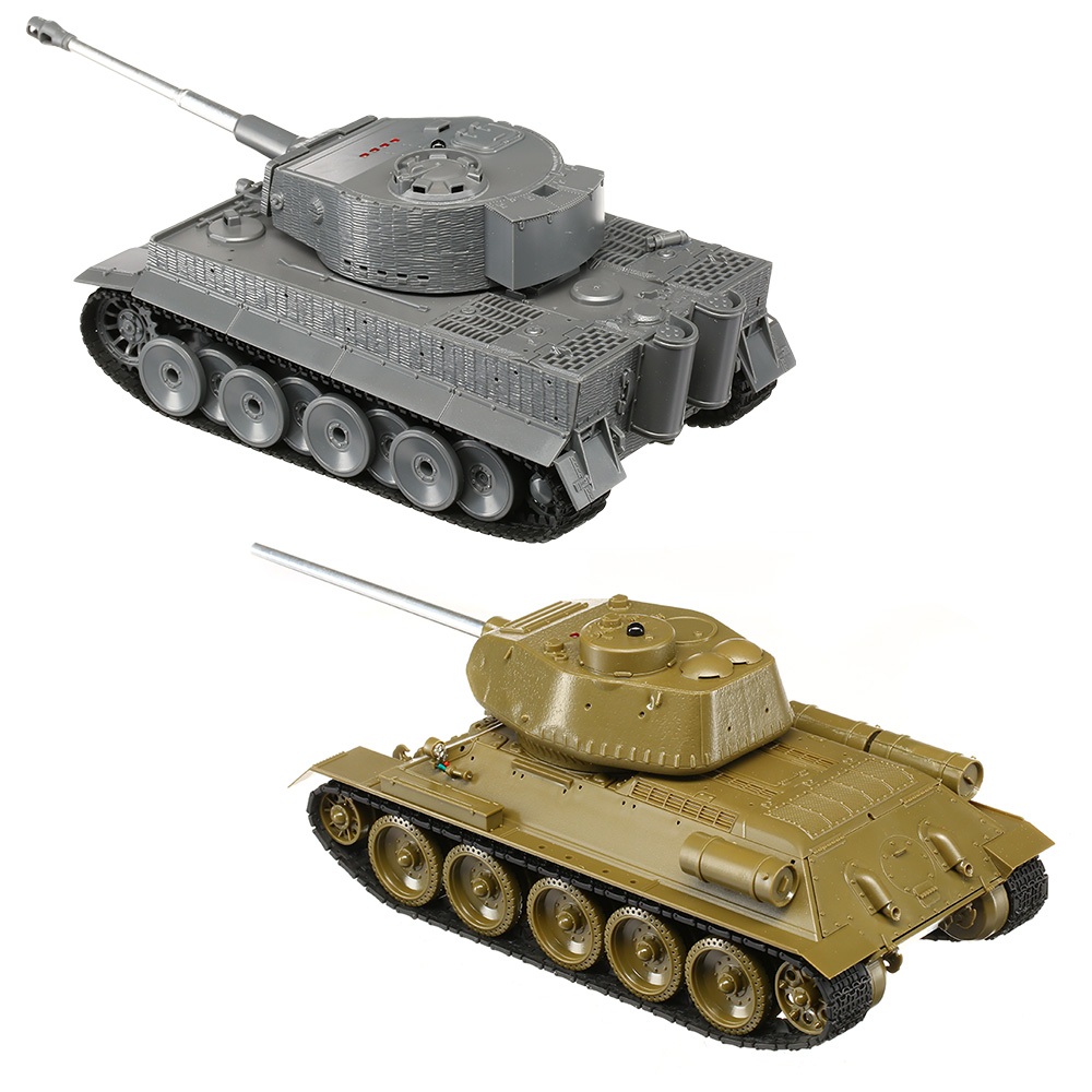 Torro Rc Panzer World of Tanks Set 1:30 RTR IR Tiger I + T34/85 Sound inkl. WOT Invide Code & Bonus Code Bild 1