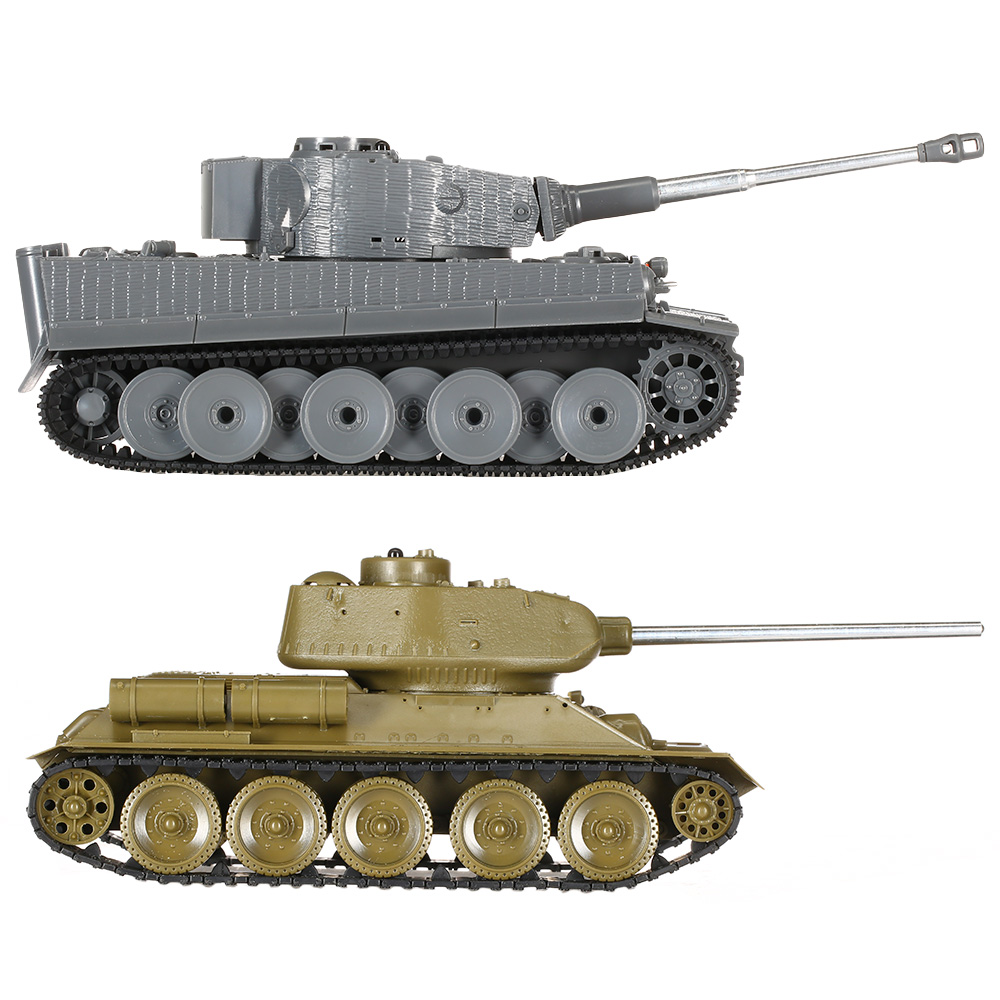 Torro Rc Panzer World of Tanks Set 1:30 RTR IR Tiger I + T34/85 Sound inkl. WOT Invide Code & Bonus Code Bild 3
