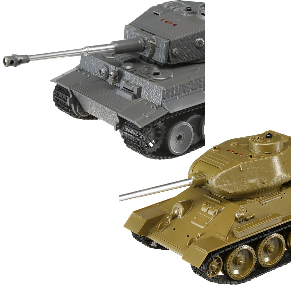 Torro Rc Panzer World of Tanks Set 1:30 RTR IR Tiger I + T34/85 Sound inkl. WOT Invide Code & Bonus Code Bild 4