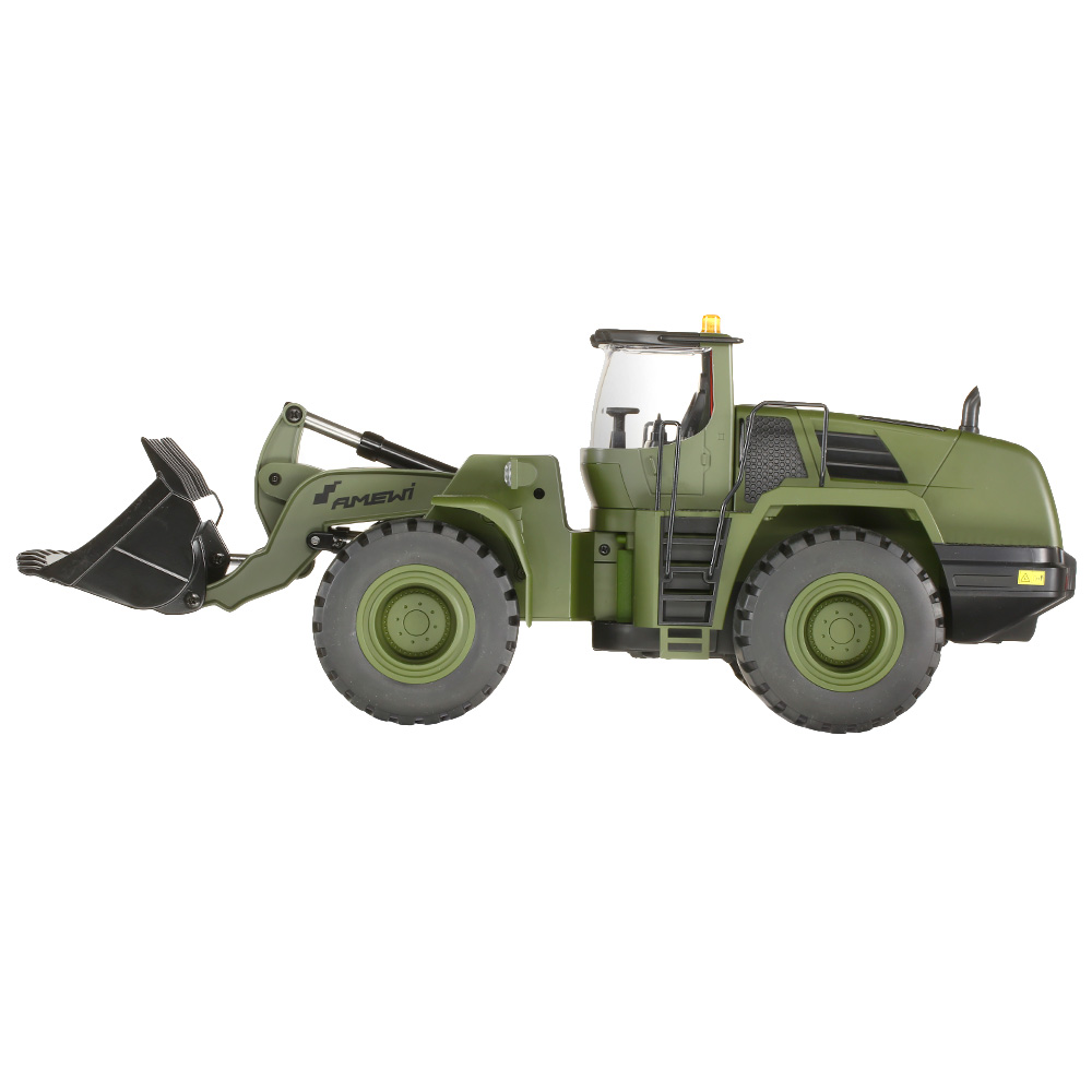 Amewi RC Radlader G485E ME Militr 1:14 RTR 10-Kanal oliv Bild 1