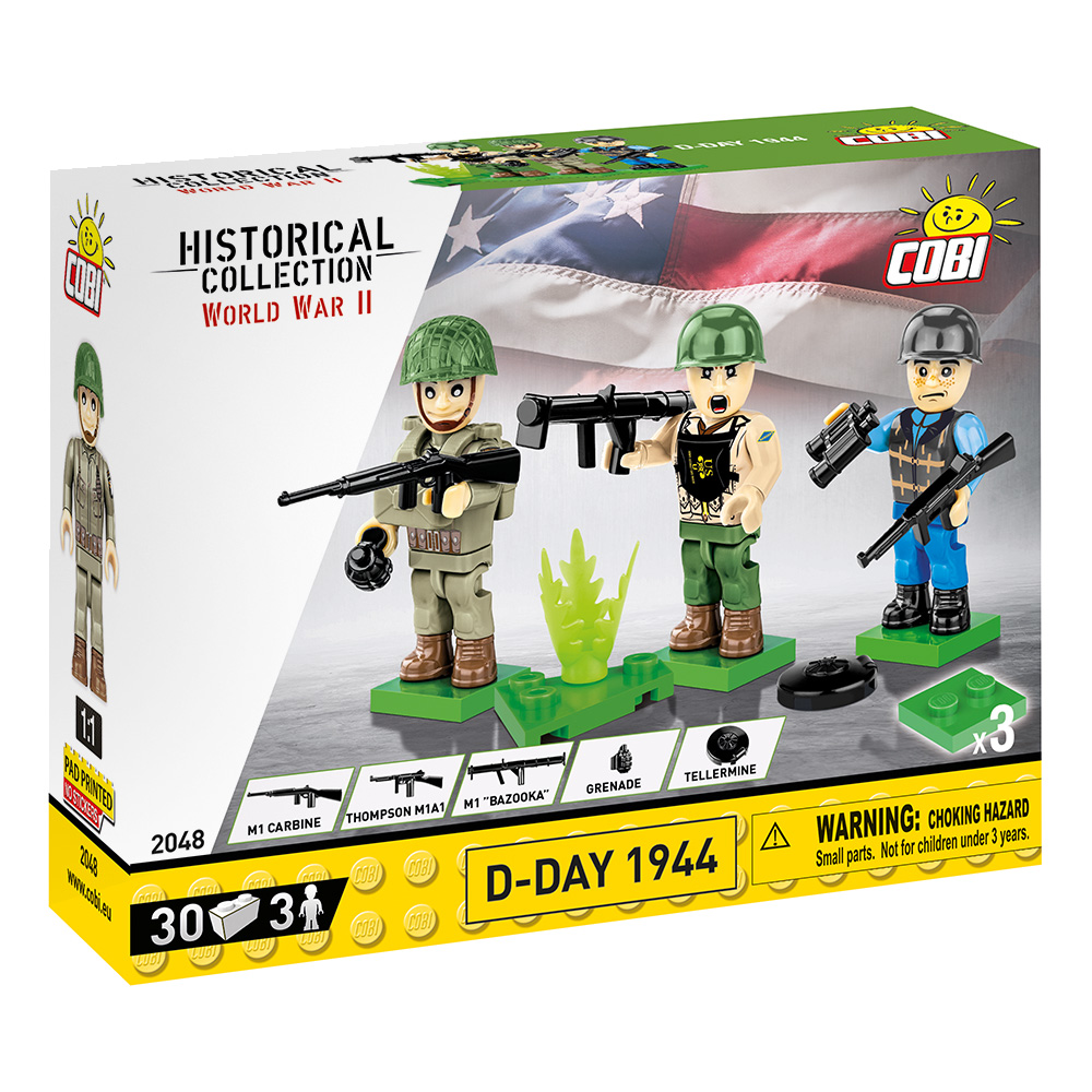 Cobi Historical Collection D-Day 1944 US Army Soldiers 30 Teile 2048 Bild 1