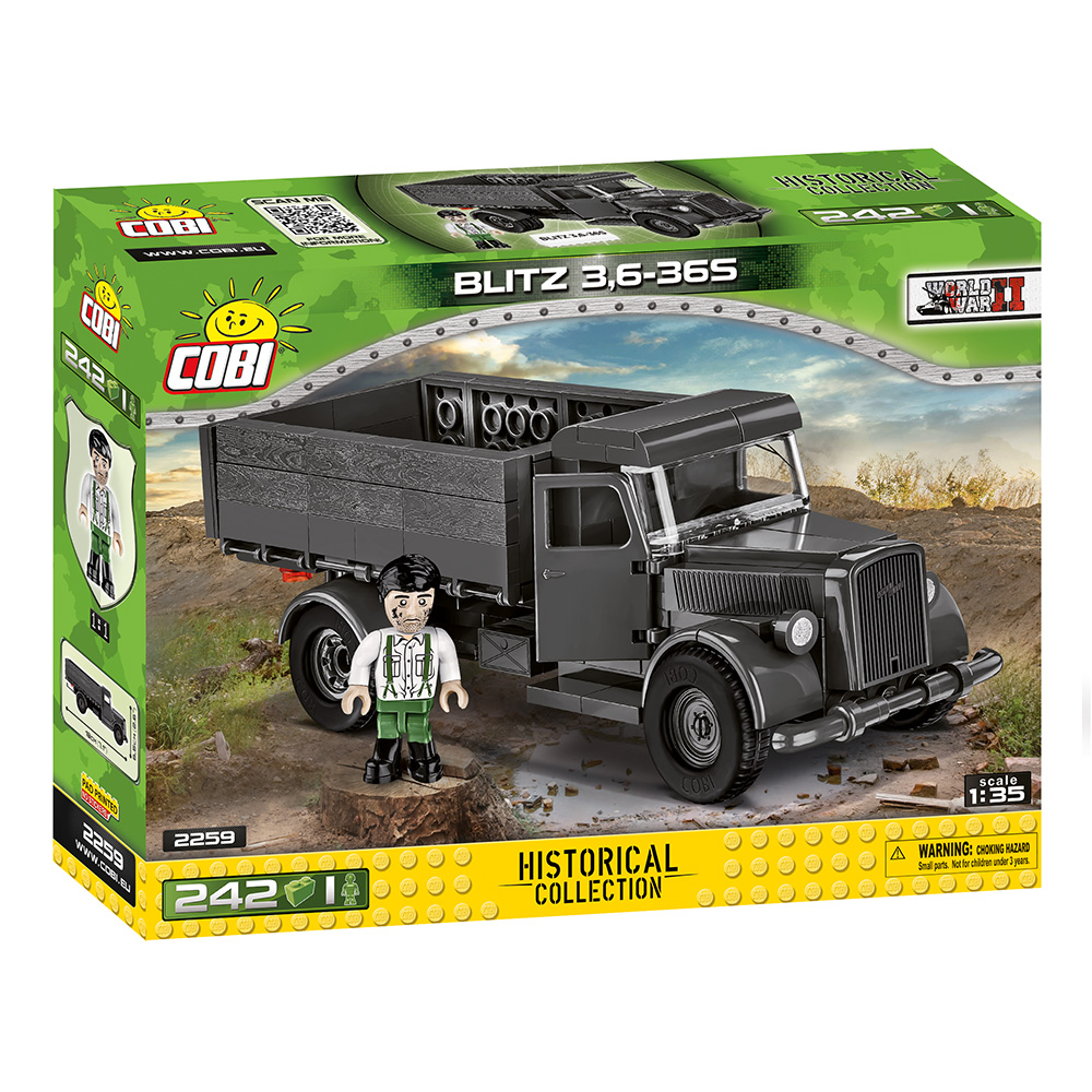 Cobi Historical Collection Bausatz LKW Blitz 3,6 - 36S 242 Teile 2259 Bild 2