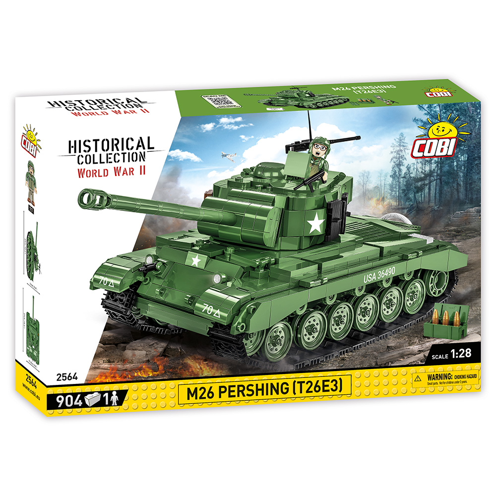 Cobi Historical Collection Bausatz Panzer M26 Pershing T26E3 904 Teile 2564 Bild 2