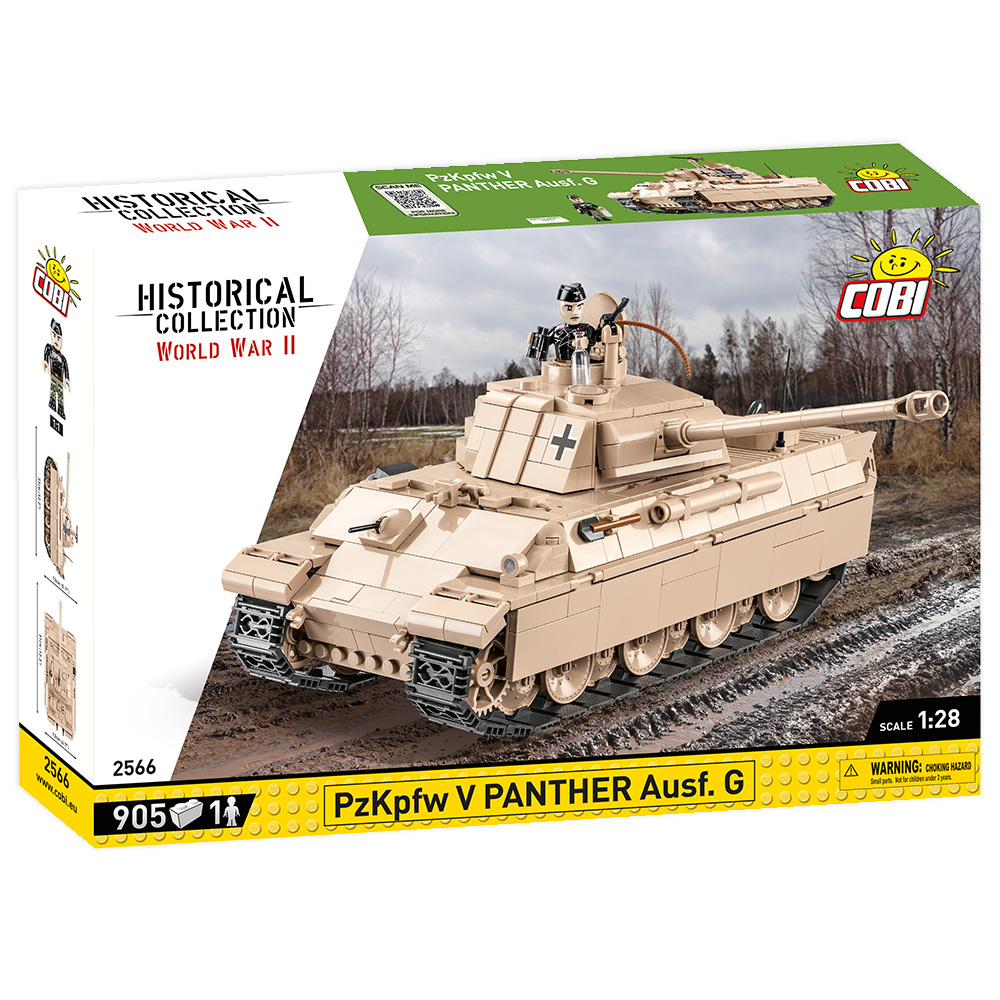 Cobi Historical Collection Bausatz Panzer PzKpfw V Panther Ausf. G 905 Teile 2566 Bild 3