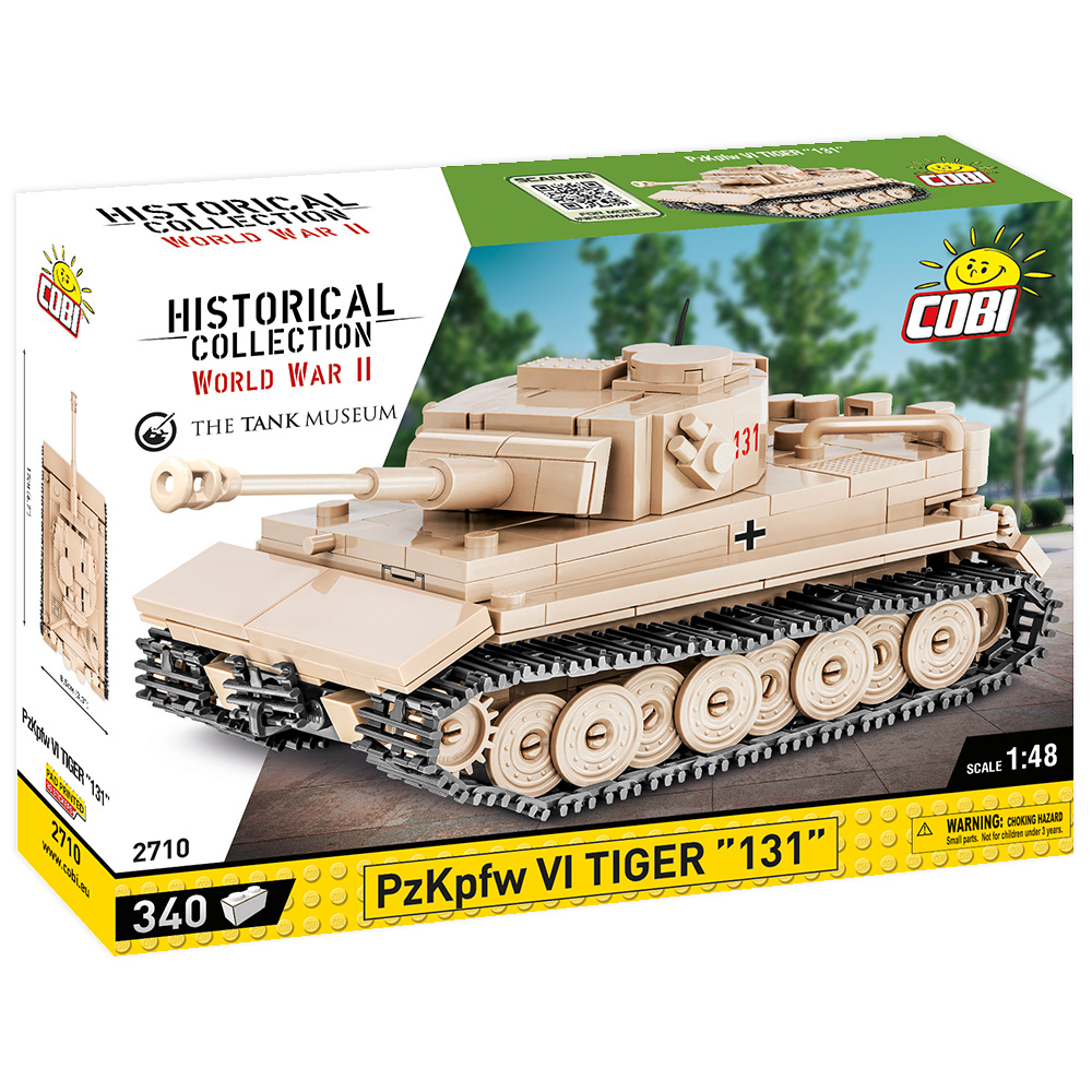 Cobi Historical Collection Bausatz Panzer PzKpfw VI Tiger 131 1:48 340 Teile 2710 Bild 1