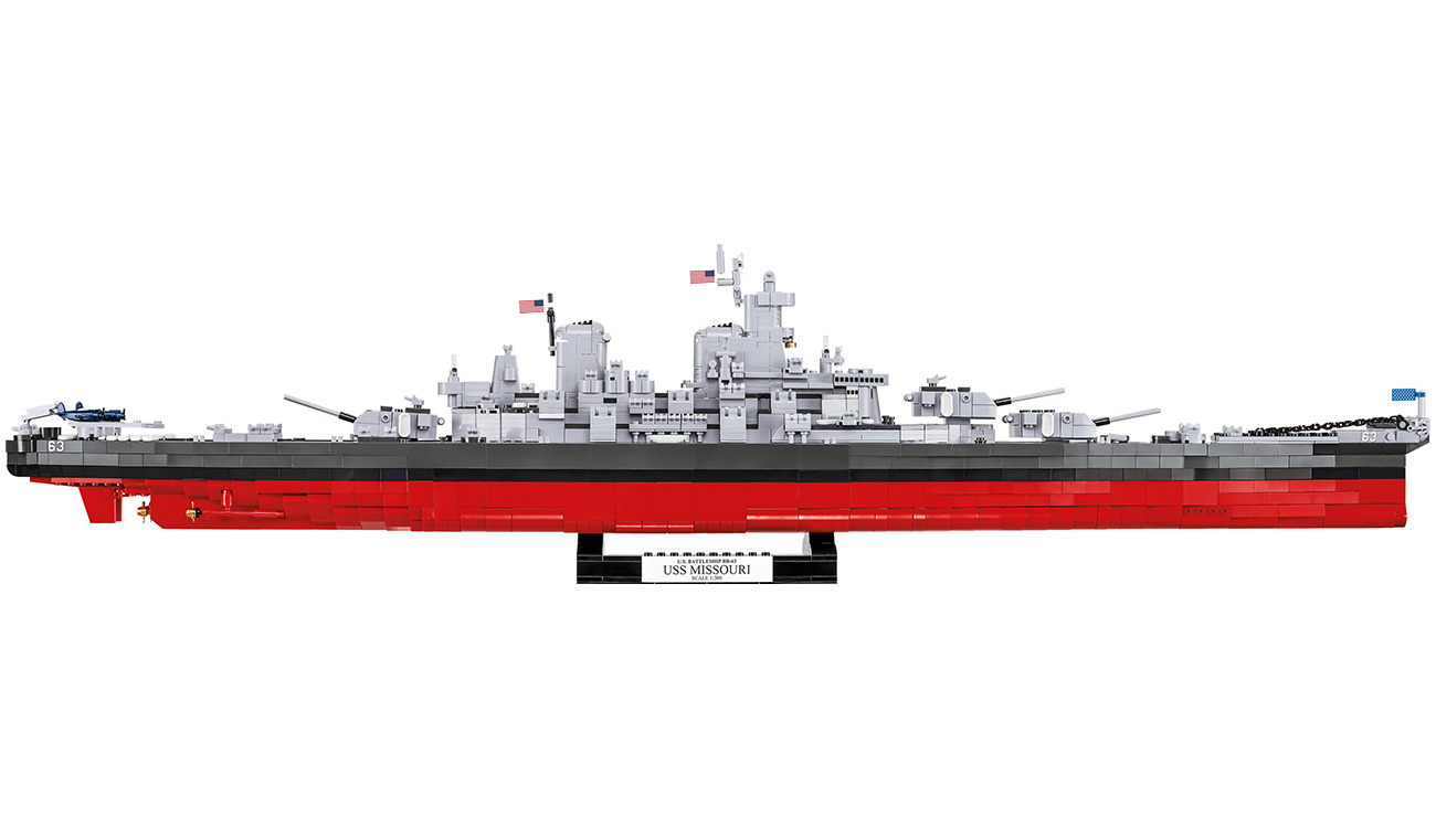 Cobi Historical Collection Bausatz Schlachtschiff Missouri BB-63 2655 Teile 4837 Bild 1