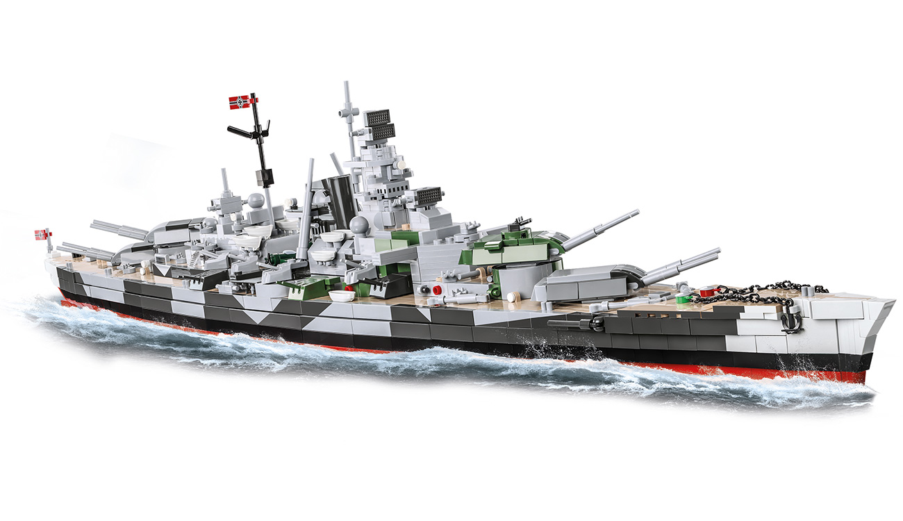Cobi Historical Collection Bausatz Schlachtschiff Tirpitz 2810 Teile 4839