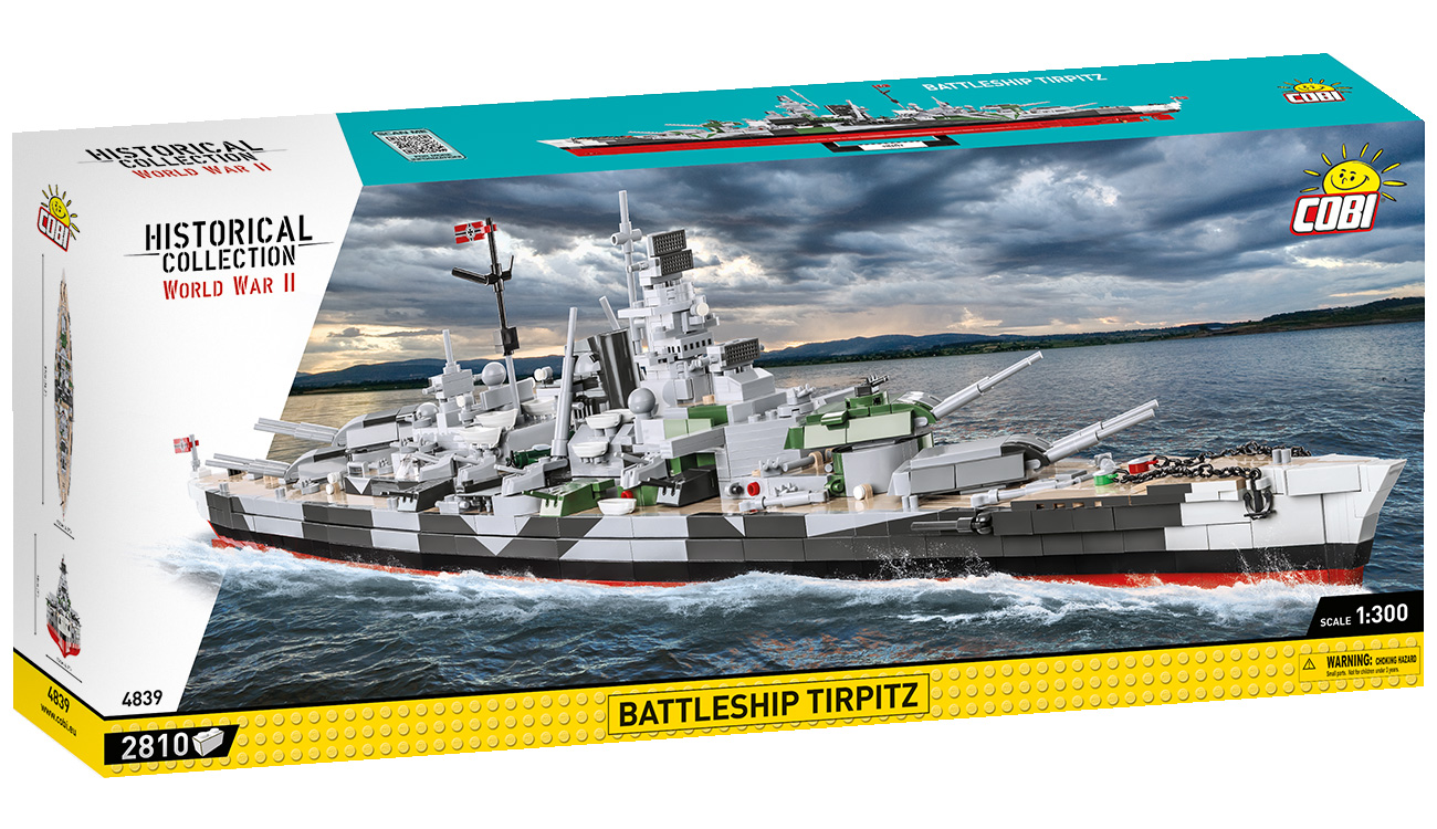 Cobi Historical Collection Bausatz Schlachtschiff Tirpitz 2810 Teile 4839 Bild 4