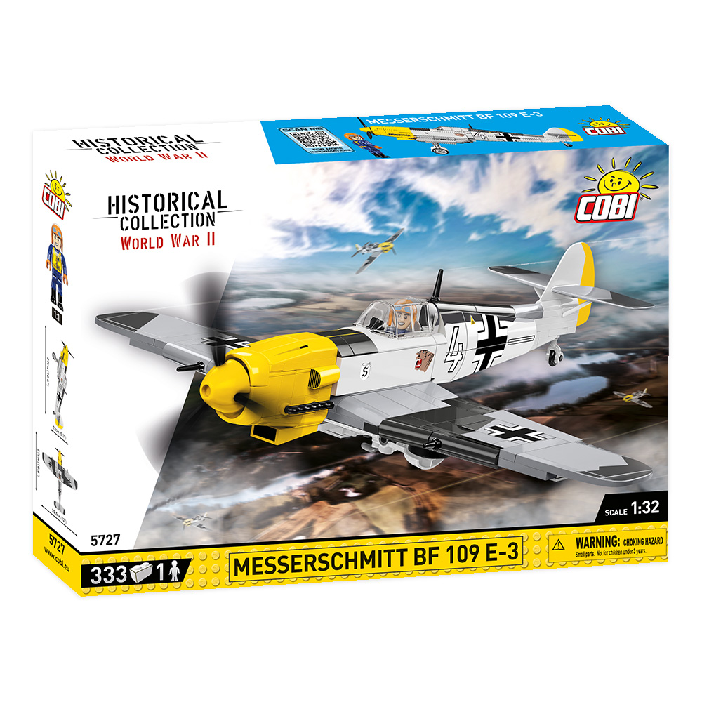 Cobi Historical Collection Bausatz Flugzeug Messerschmitt BF 109 E-3 333 Teile 5727 Bild 2