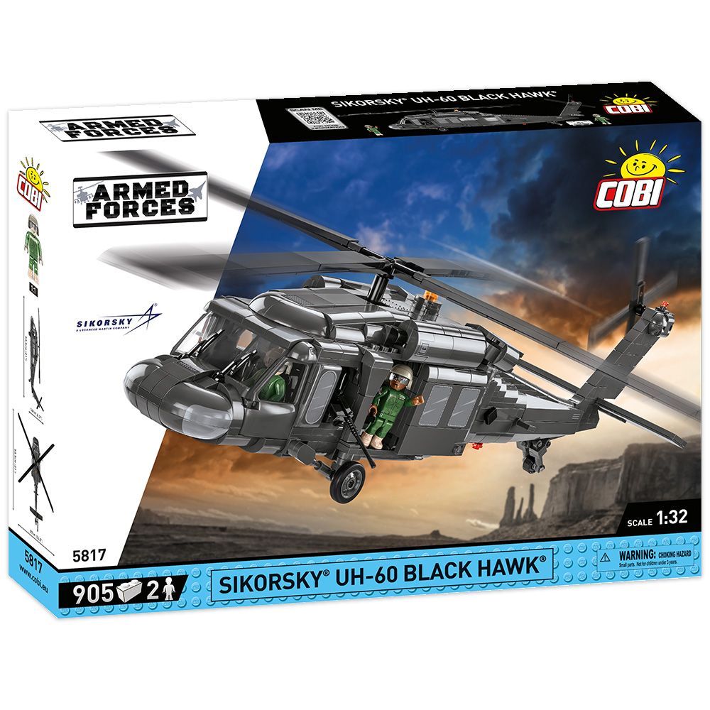 Cobi Armed Forces Bausatz Transporthubschrauber Sikorsky UH-60 Black Hawk 905 Teile 5817 Bild 3