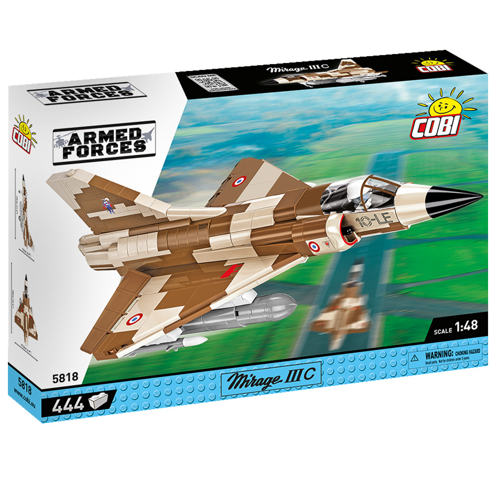 Cobi Armed Forces Bausatz Flugzeug Mirage IIIC 444 Teile 5818 Bild 1