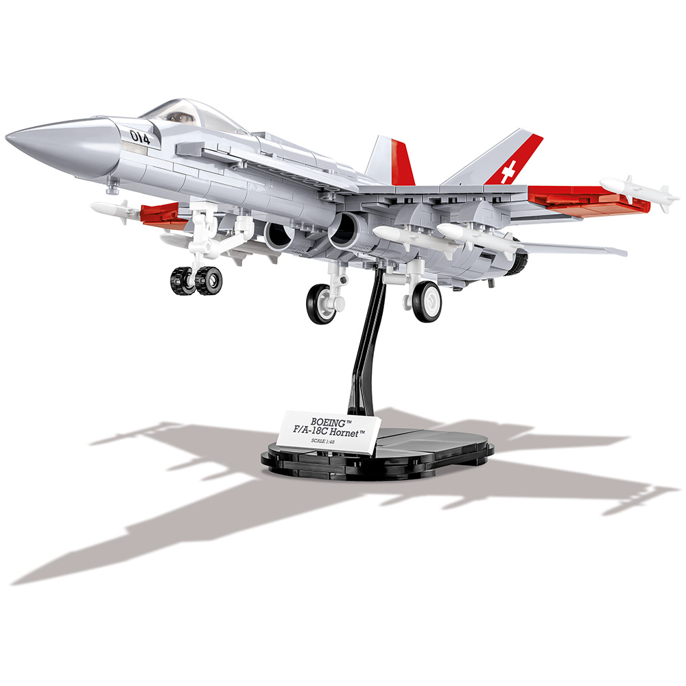 Cobi Armed Forces Bausatz Flugzeug F/A-18C Hornet Swiss Air Force 540 Teile 5819 Bild 2