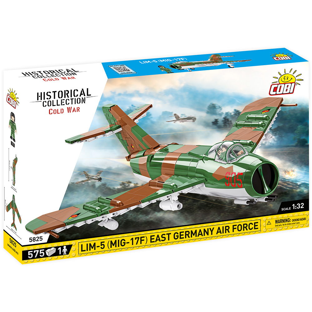 Cobi Historical Collection Bausatz Flugzeug LIM-5 / MiG-17F Luftstreitkrfte NVA 575 Teile 5825 Bild 2