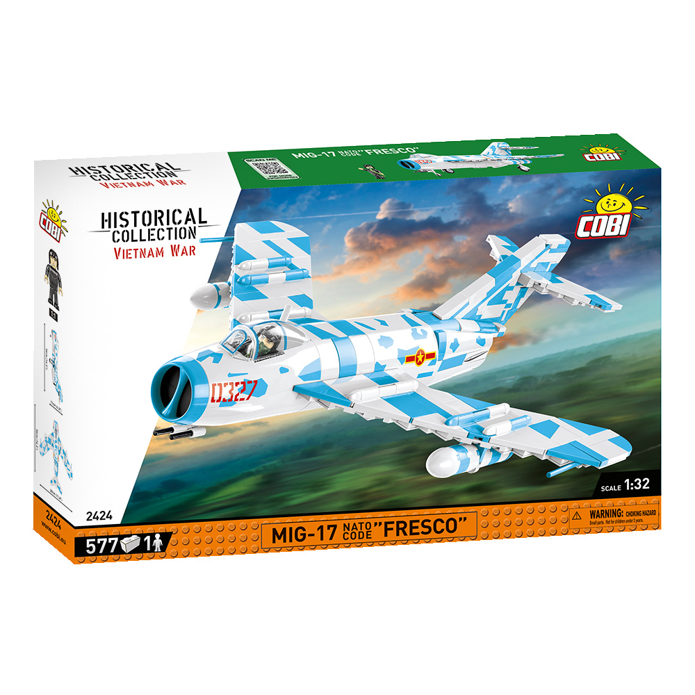 Cobi Historical Collection Bausatz Flugzeug MiG-17 Nato Code Fresco 577 Teile 2424 Bild 3