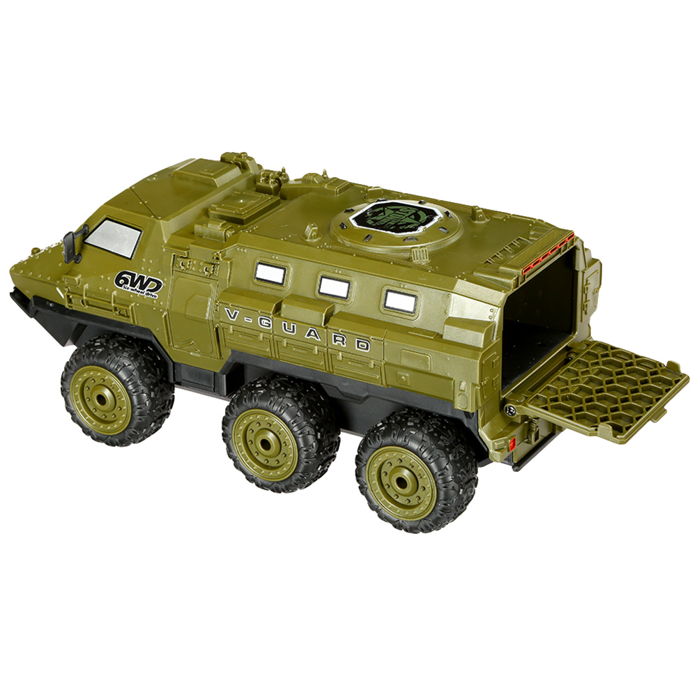 Amewi RC Fahrzeug V-Guard 6WD 1:16 RTR oliv inkl. Beleuchtung Bild 2