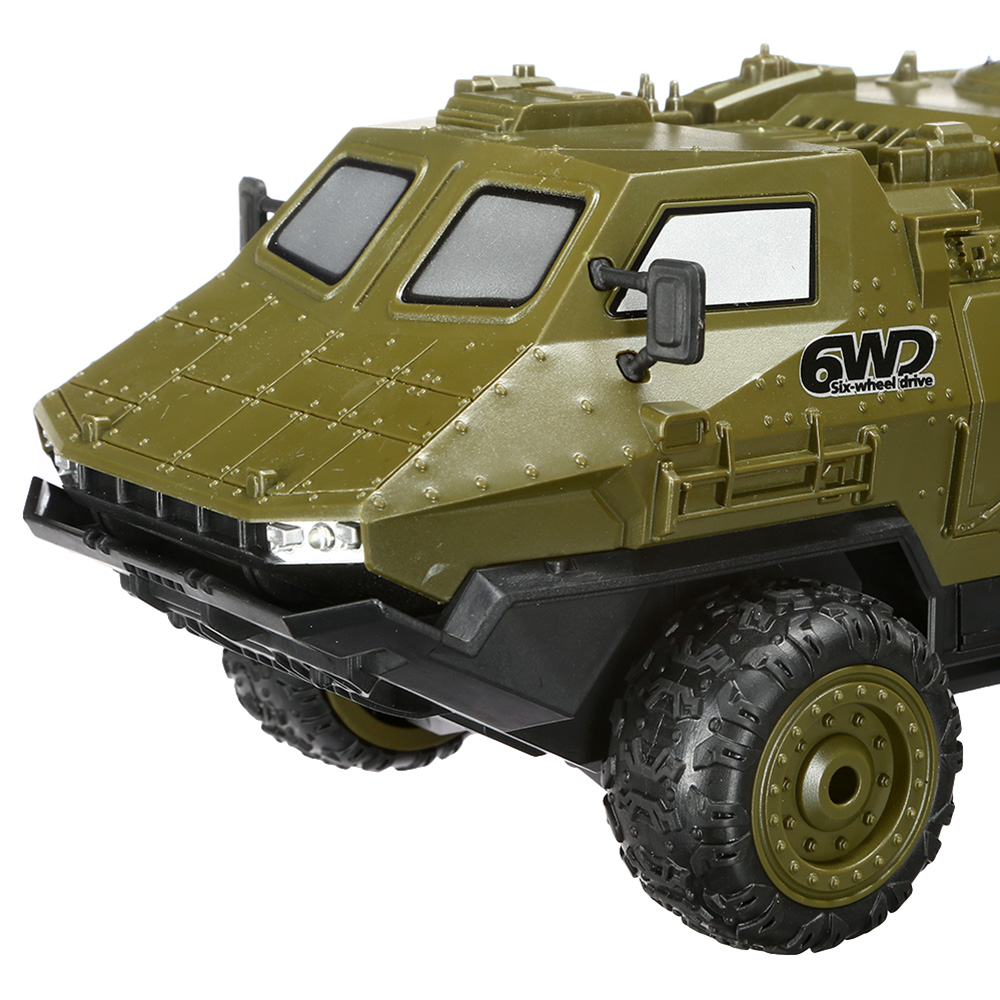 Amewi RC Militr Fahrzeug V-Guard 6WD 1:16 RTR oliv inkl. Beleuchtung Bild 5