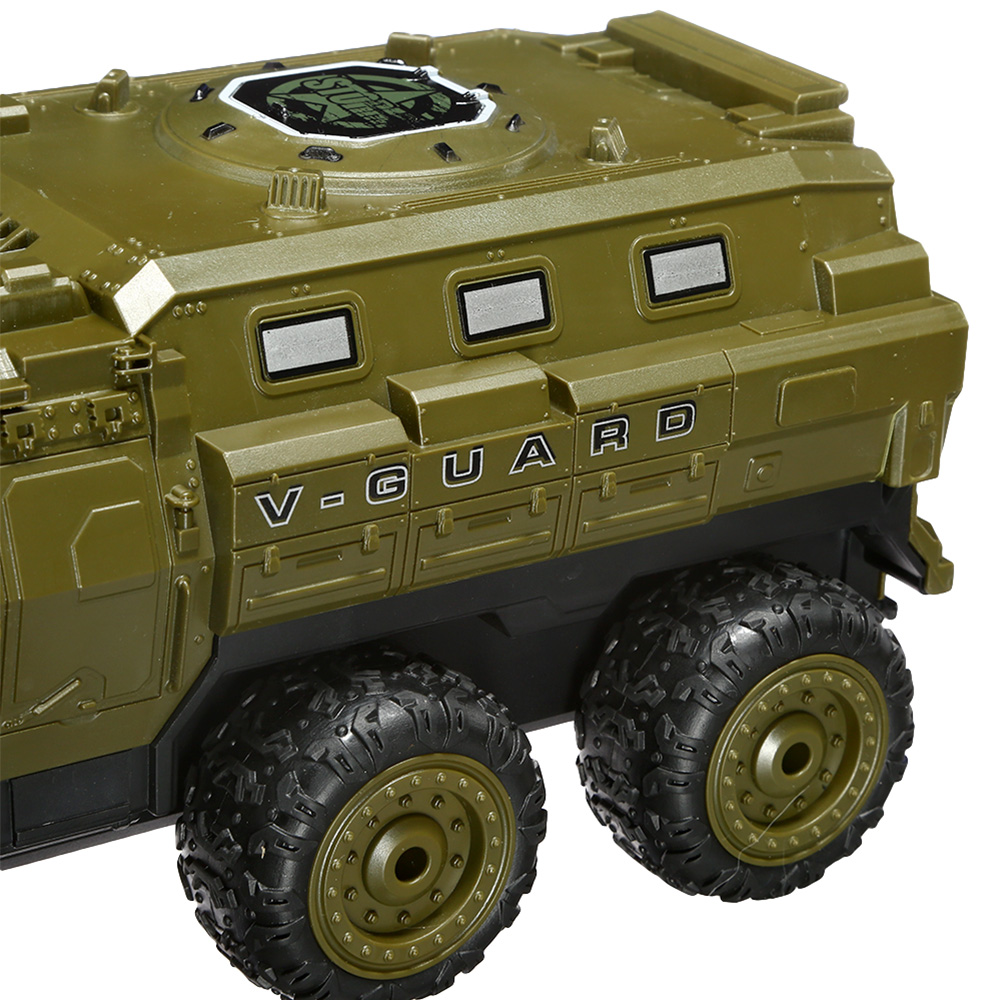 Amewi RC Militr Fahrzeug V-Guard 6WD 1:16 RTR oliv inkl. Beleuchtung Bild 6