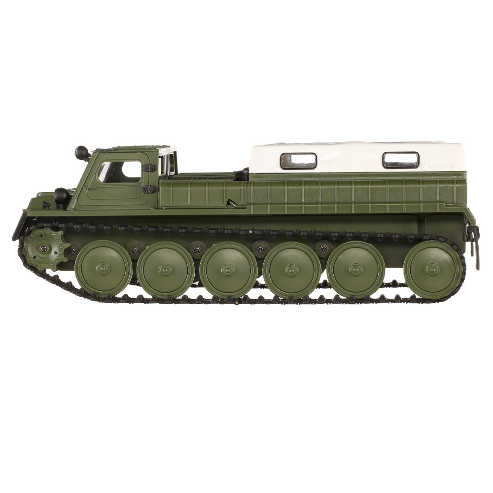 Amewi RC Militr Kettenfahrzeug GAZ-71 1:16 RTR 2,4GHZ oliv inkl. Beleuchtung Bild 1