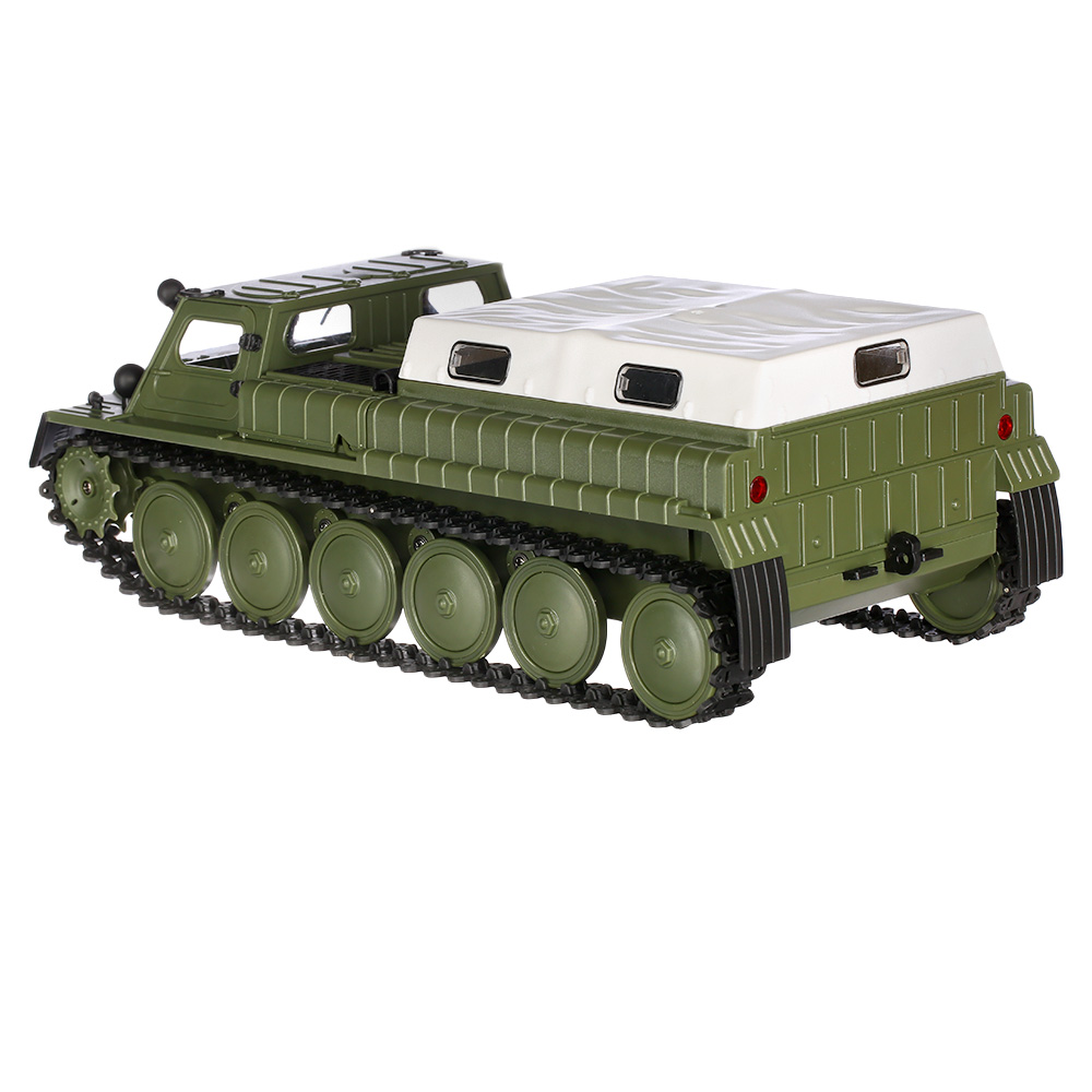 Amewi RC Militr Kettenfahrzeug GAZ-71 1:16 RTR 2,4GHZ oliv inkl. Beleuchtung Bild 2