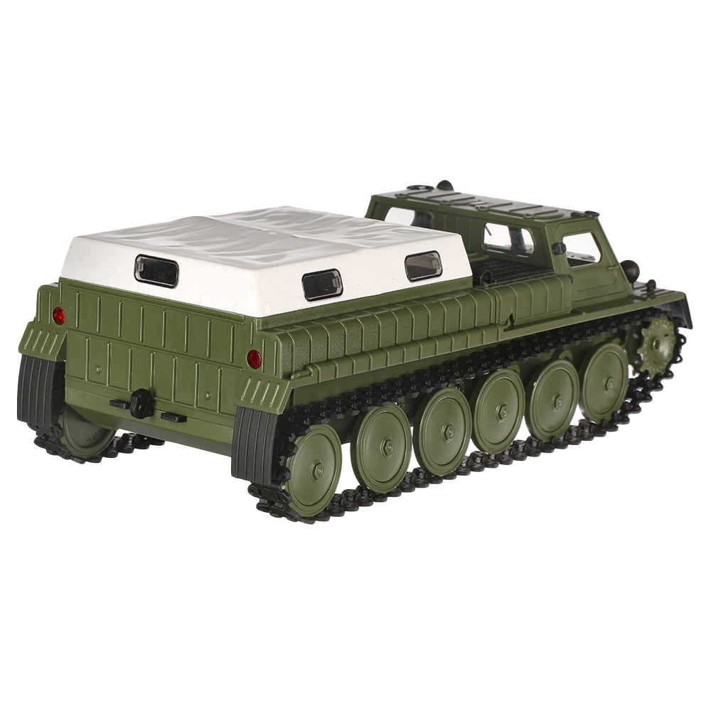 Amewi RC Militr Kettenfahrzeug GAZ-71 1:16 RTR 2,4GHZ oliv inkl. Beleuchtung Bild 3