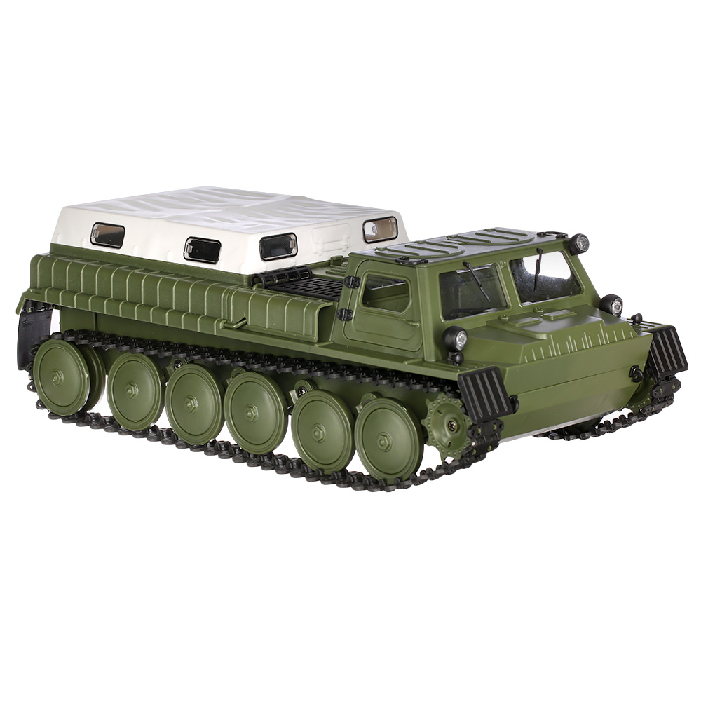 Amewi RC Militr Kettenfahrzeug GAZ-71 1:16 RTR 2,4GHZ oliv inkl. Beleuchtung Bild 4