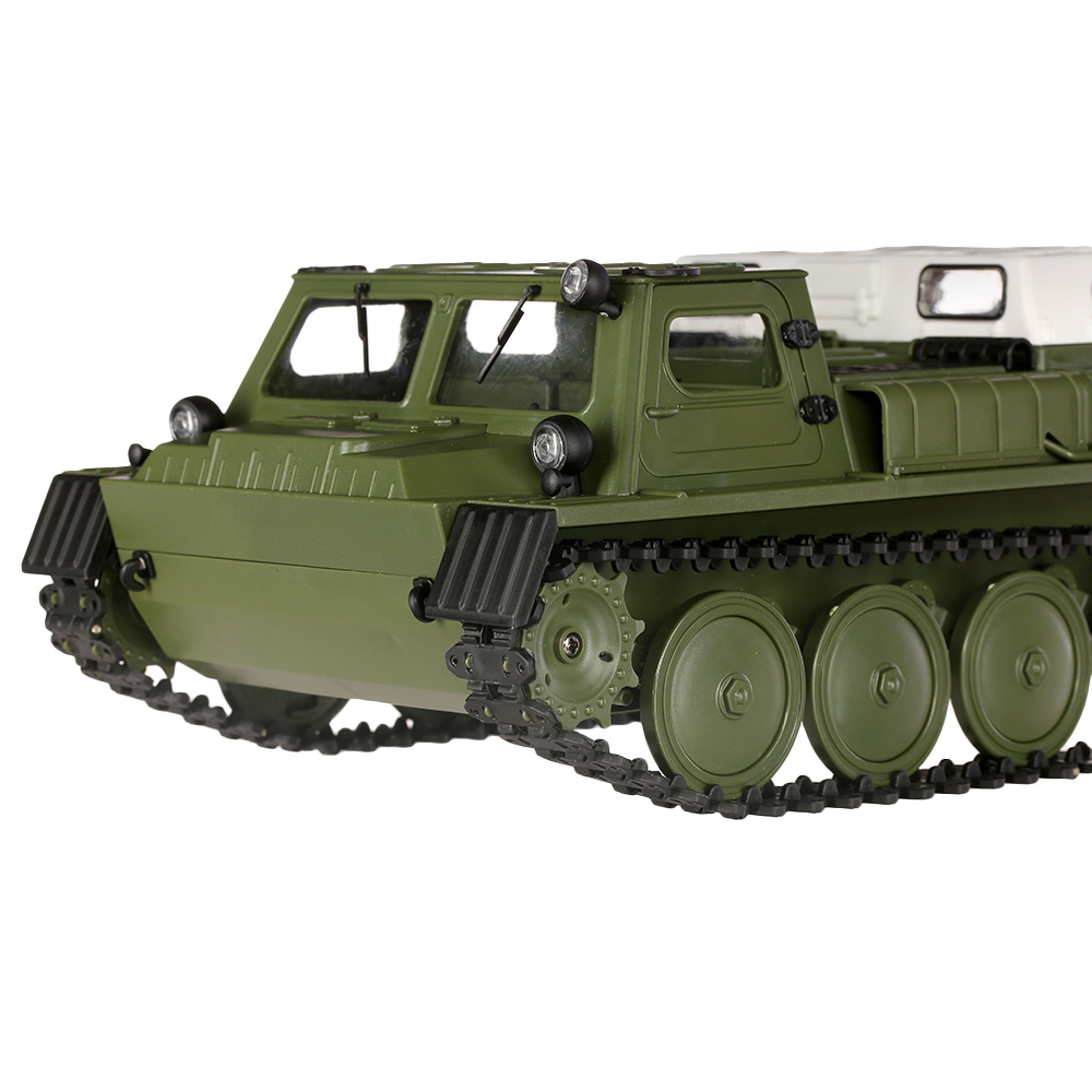 Amewi RC Militr Kettenfahrzeug GAZ-71 1:16 RTR 2,4GHZ oliv inkl. Beleuchtung Bild 5