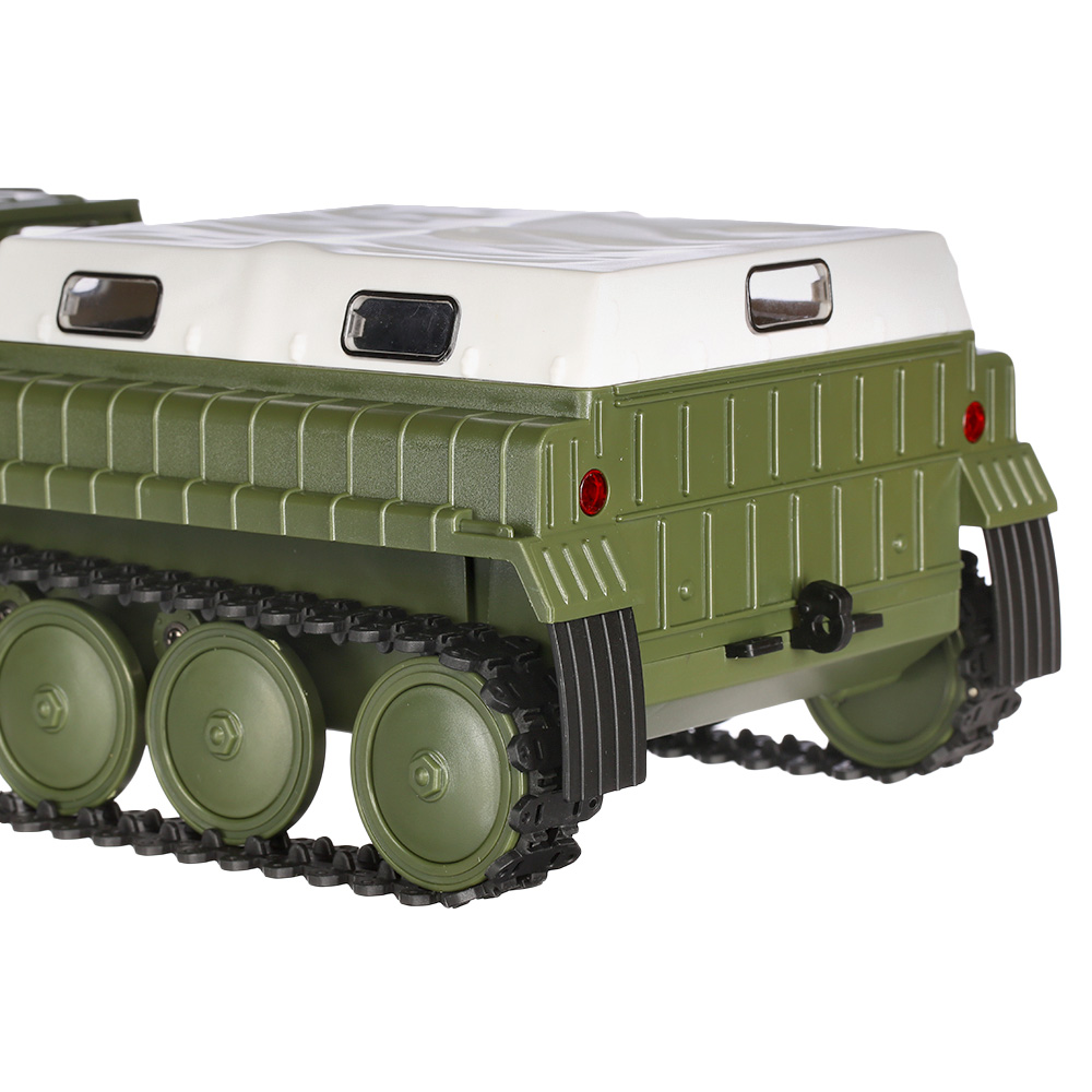 Amewi RC Militr Kettenfahrzeug GAZ-71 1:16 RTR 2,4GHZ oliv inkl. Beleuchtung Bild 6