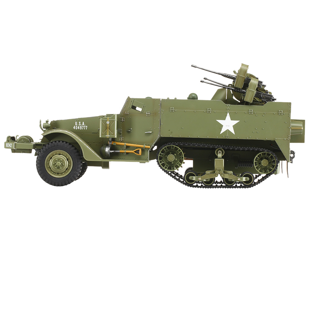 Torro RC M16 Halbkettenfahrzeug 1:16 RTR 2,4 Ghz mit Vierlingsflak oliv Bild 1