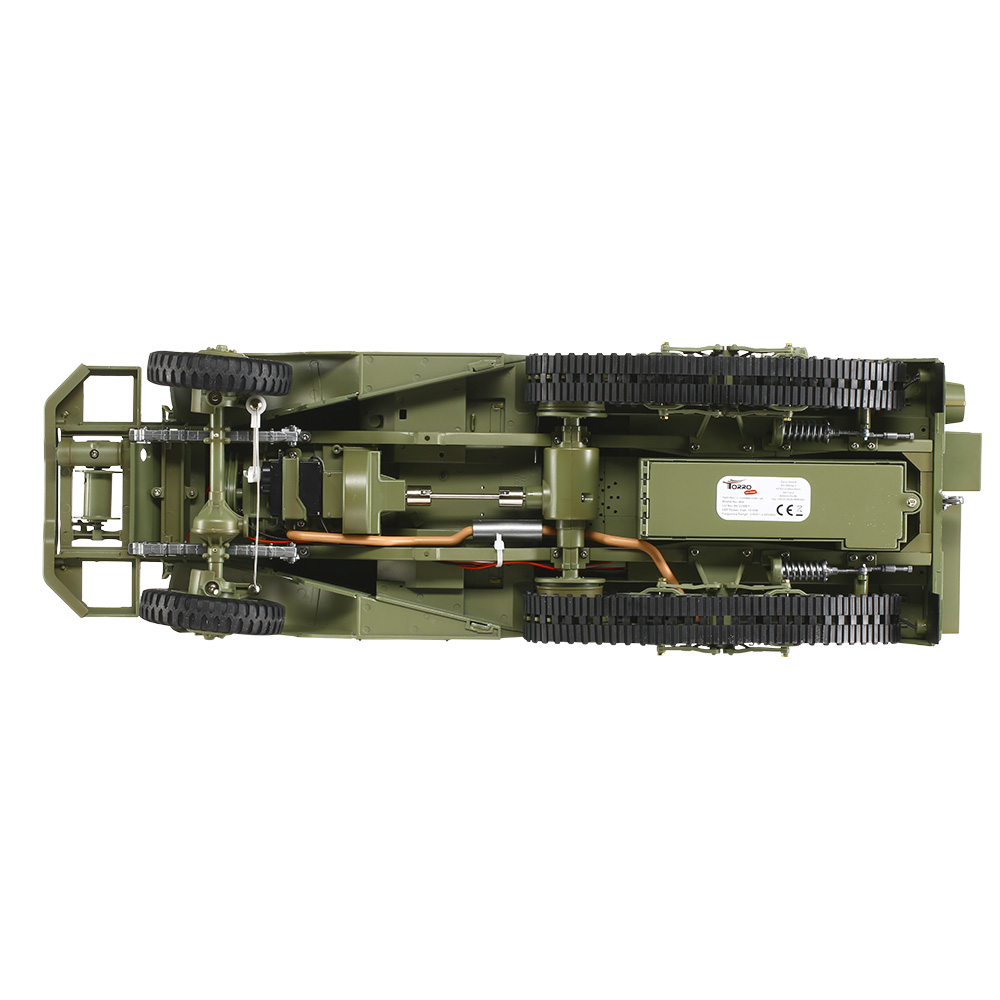 Torro RC M16 Halbkettenfahrzeug 1:16 RTR 2,4 Ghz mit Vierlingsflak oliv Bild 11