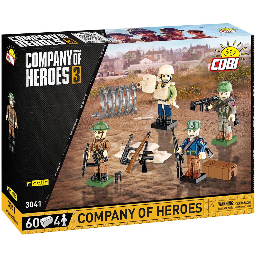 Cobi Company Of Heroes 3 Company Of Heroes Soldaten mit Zubehr 60 Teile 3041 Bild 1
